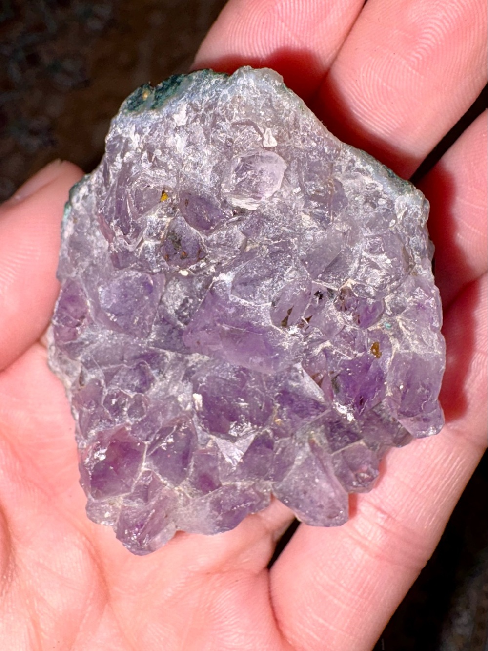 Natural Amethyst Crystal Cluster - Purple Gemstone